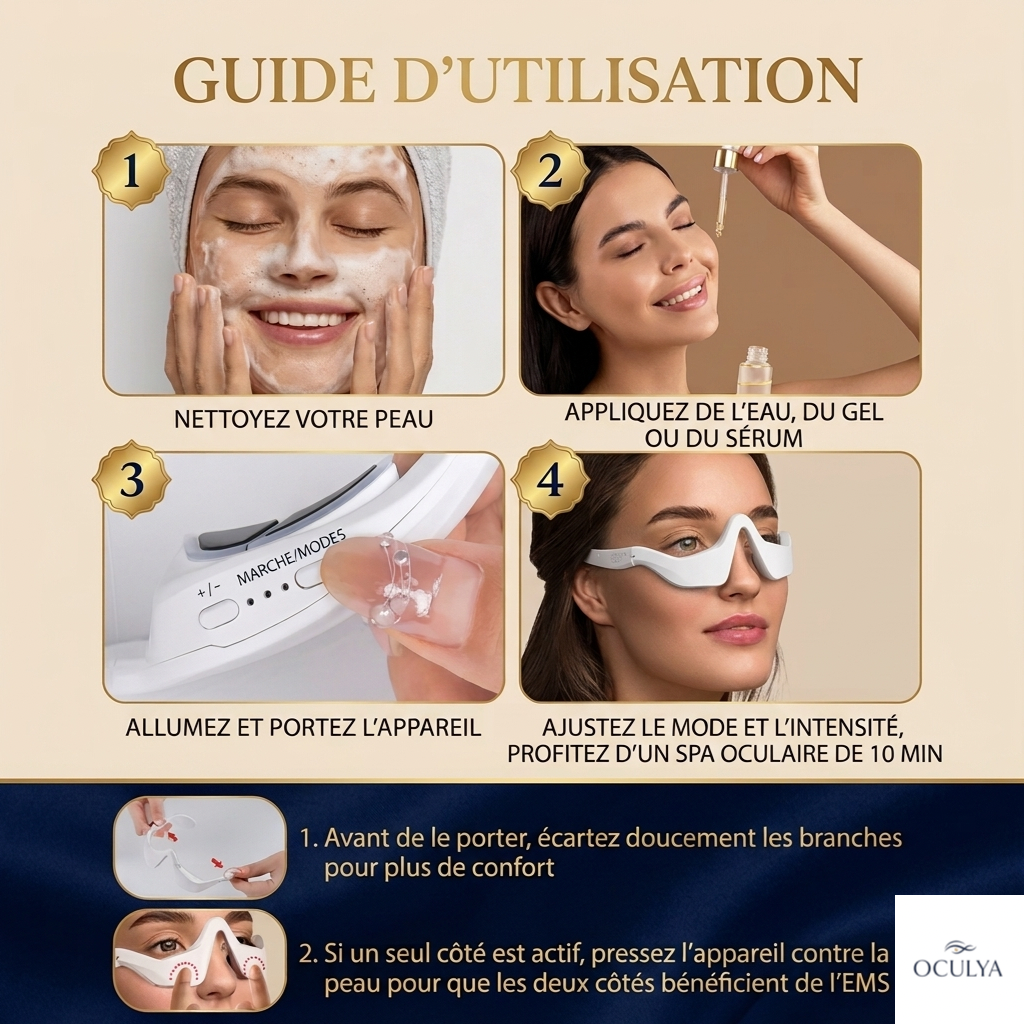 Oculya Pro — Masseur Oculaire Électrique